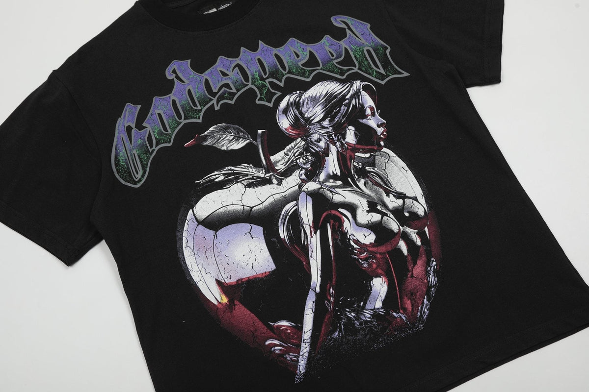 Godspeed Gothic Graphic T-Shirt — detail